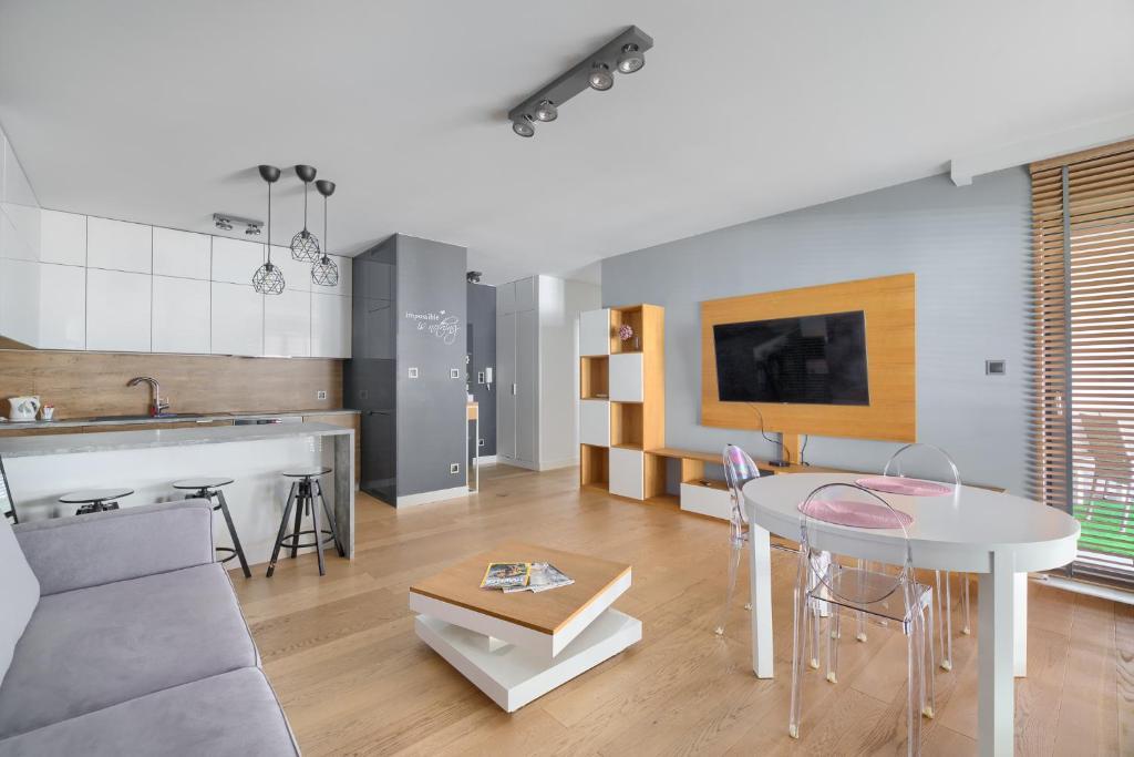 Poznan Grafitowa Modern Apartment Exterior photo