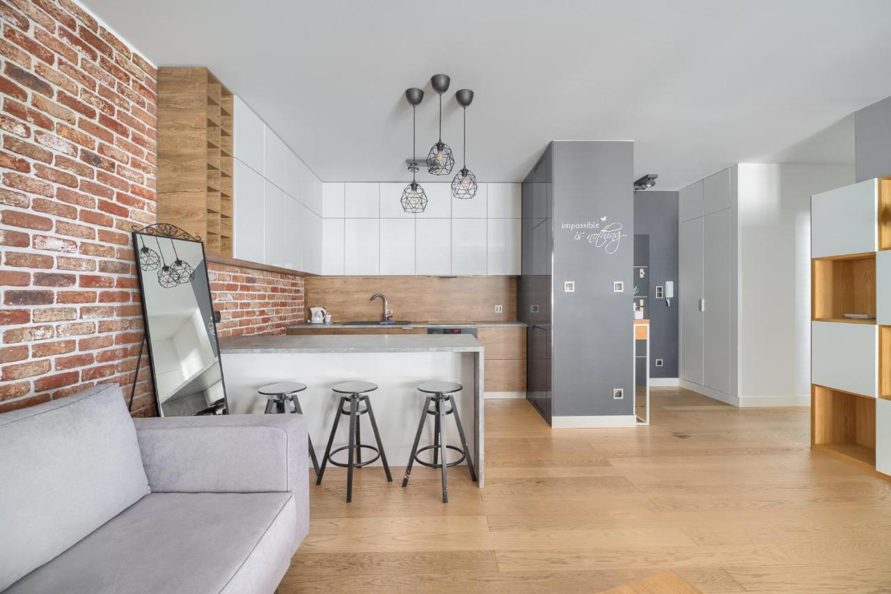 Poznan Grafitowa Modern Apartment Exterior photo